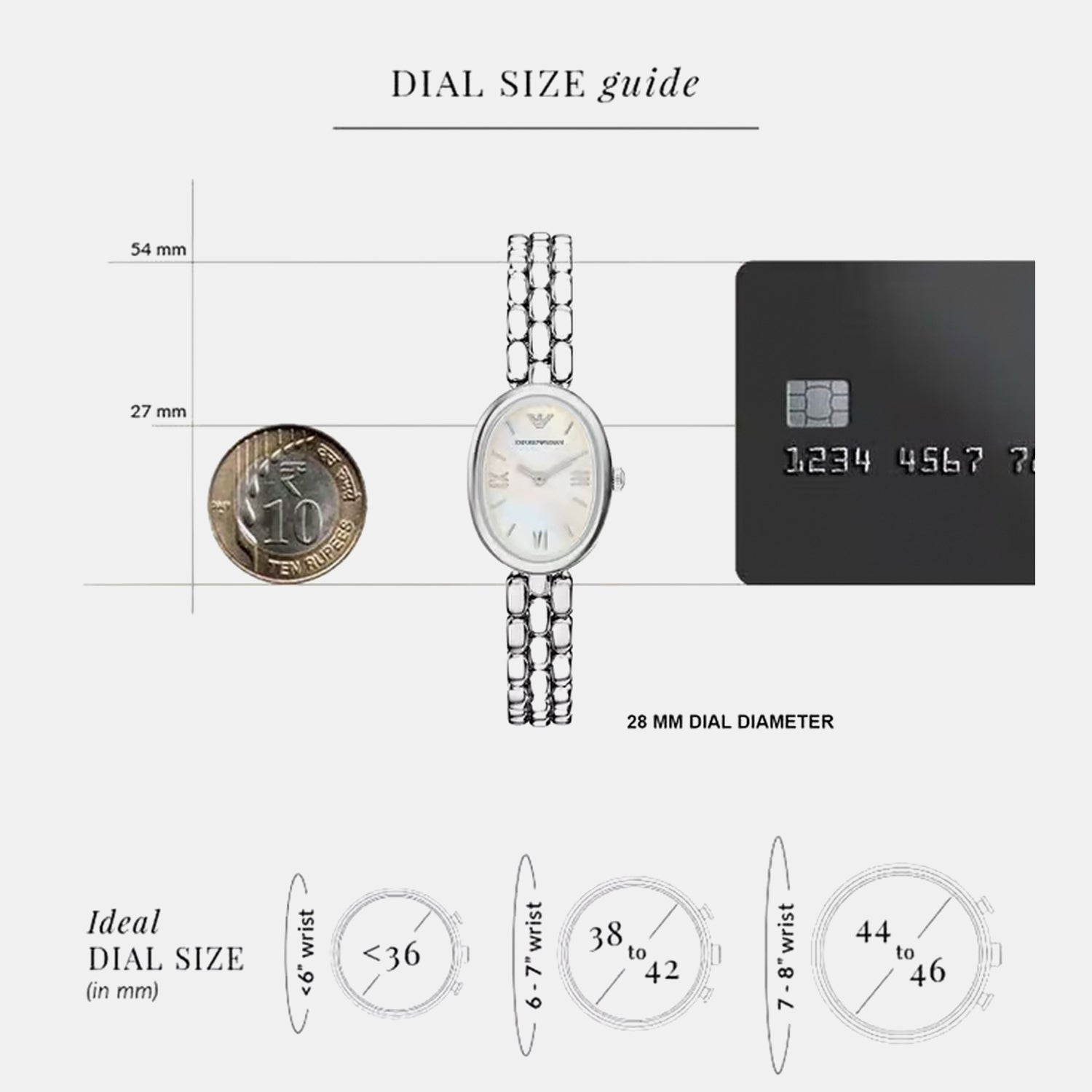 Women Quartz Mother Of Pearl Dial Analog Stainless Steel Watch AR11776