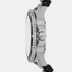 Men Solar Black Dial Analog Silicone Watch AR11788