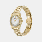 Women Quartz Mother Of Pearl Dial Analog Stainless Steel Watch AR11793