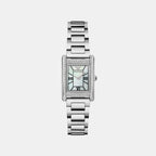 Women Quartz Mother Of Pearl Dial Analog Stainless Steel Watch AR11796
