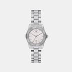 Women Quartz Pink Dial Analog Stainless Steel Watch AR11802