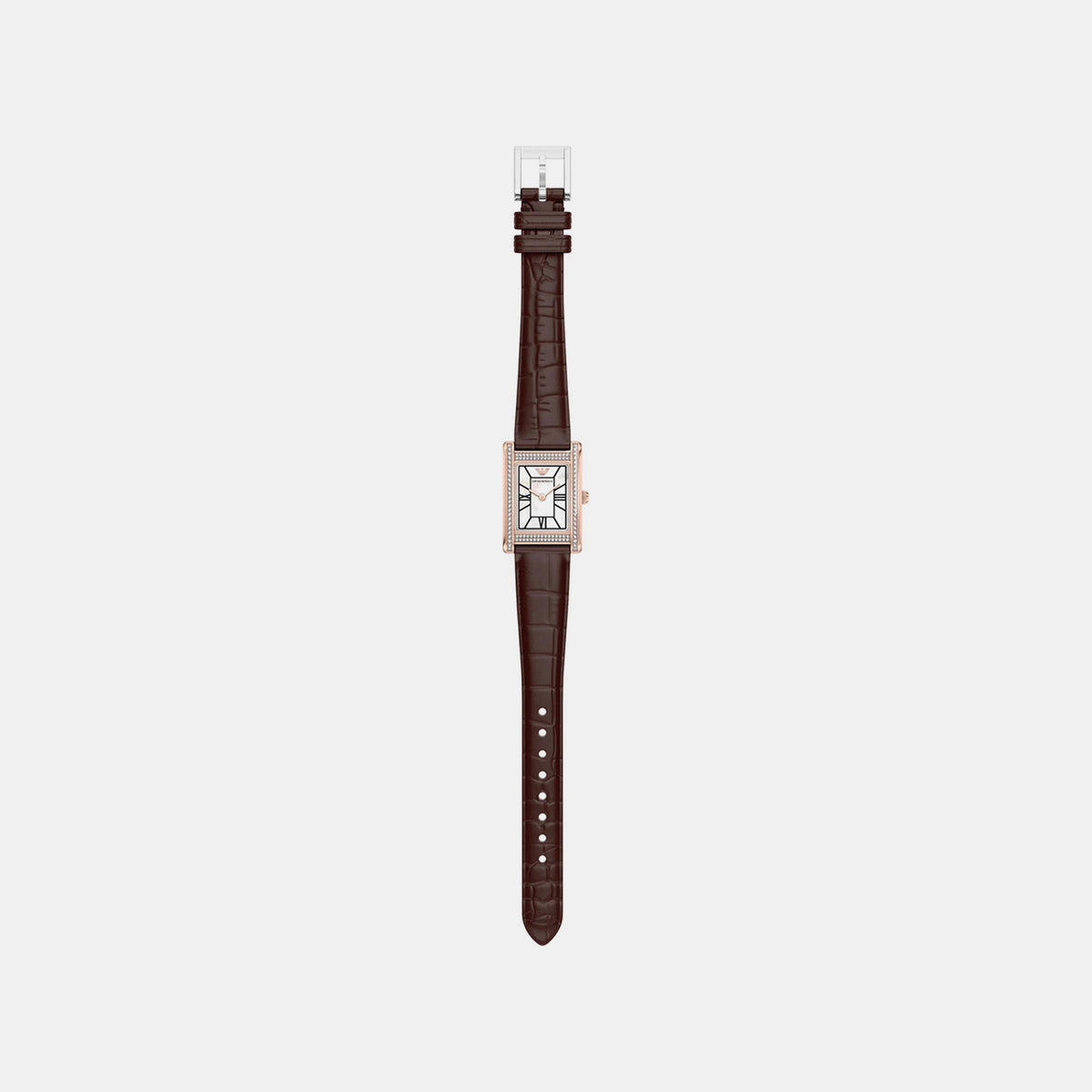 Women Quartz Mother Of Pearl Dial Analog Leather Watch AR11804