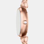 Women Quartz Mother Of Pearl Dial Analog Stainless Steel Watch AR11805