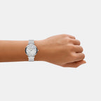 Archelia Women Quartz Mother Of Pearl Dial Analog Stainless Steel Watch AR11807