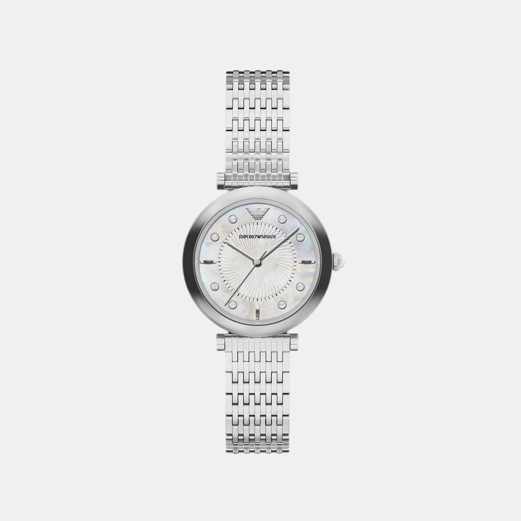 Archelia Women Quartz Mother Of Pearl Dial Analog Stainless Steel Watch AR11807
