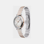 Women Quartz Mother Of Pearl Dial Analog Stainless Steel Watch AR11808