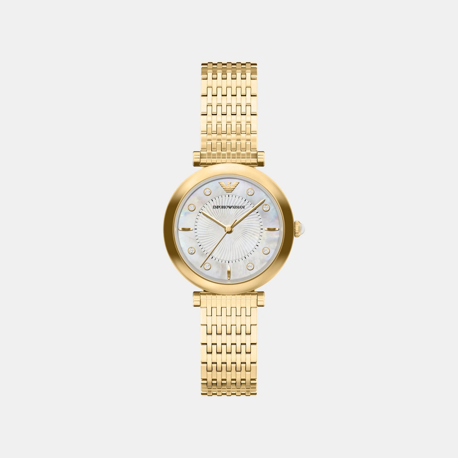 Archelia Women Quartz Mother Of Pearl Dial Analog Stainless Steel Watch AR11809