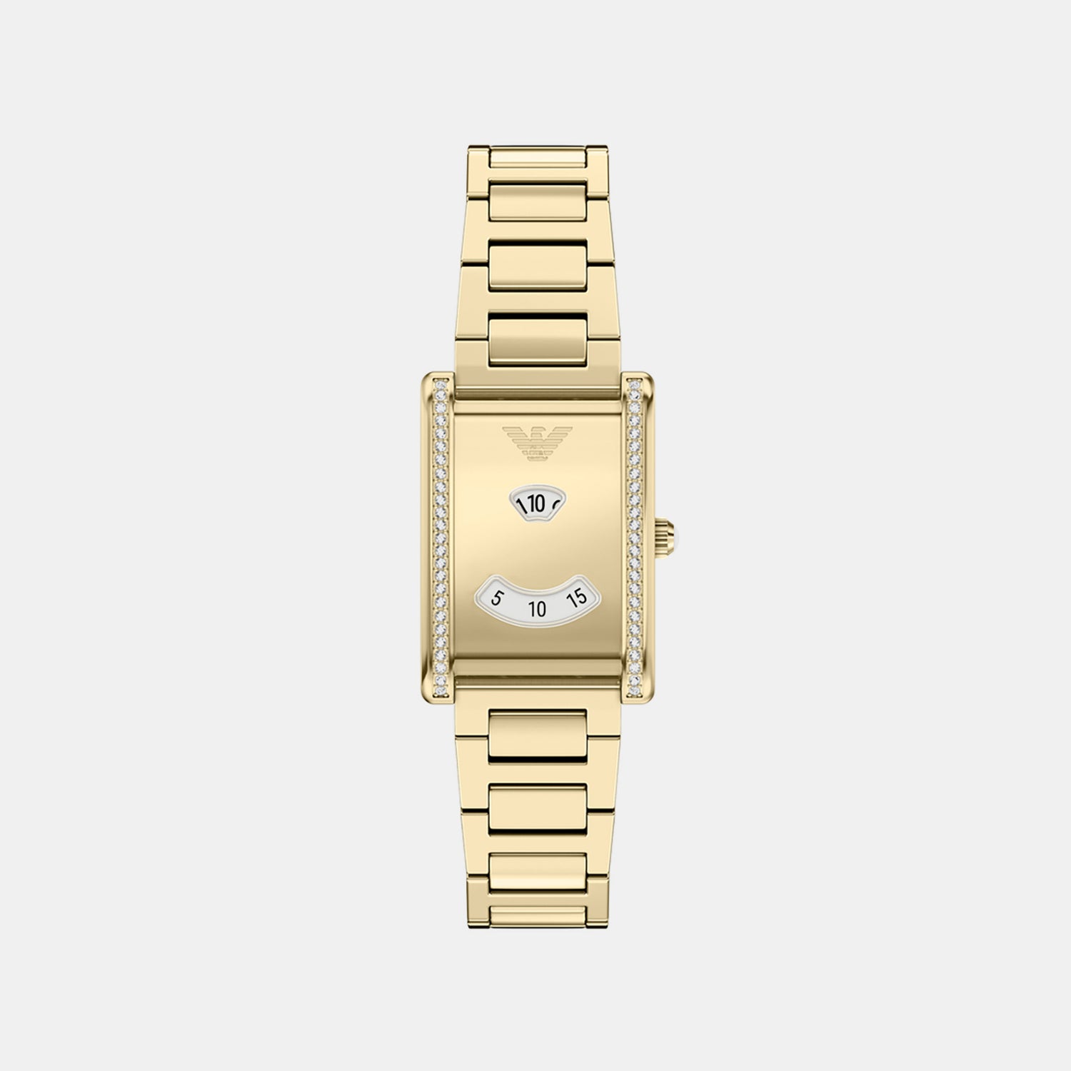 Women Quartz Gold Dial Analog Stainless Steel Watch AR11812
