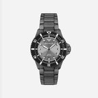 Men Solar Grey Dial Analog Stainless Steel Watch AR11831