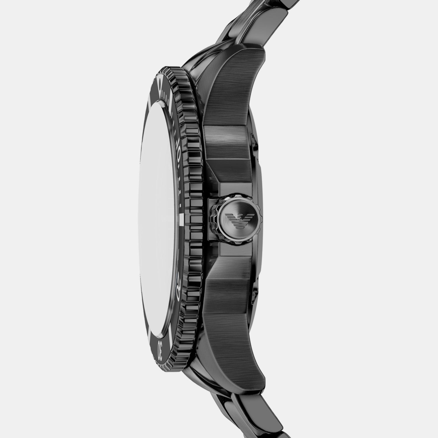Men Solar Grey Dial Analog Stainless Steel Watch AR11831