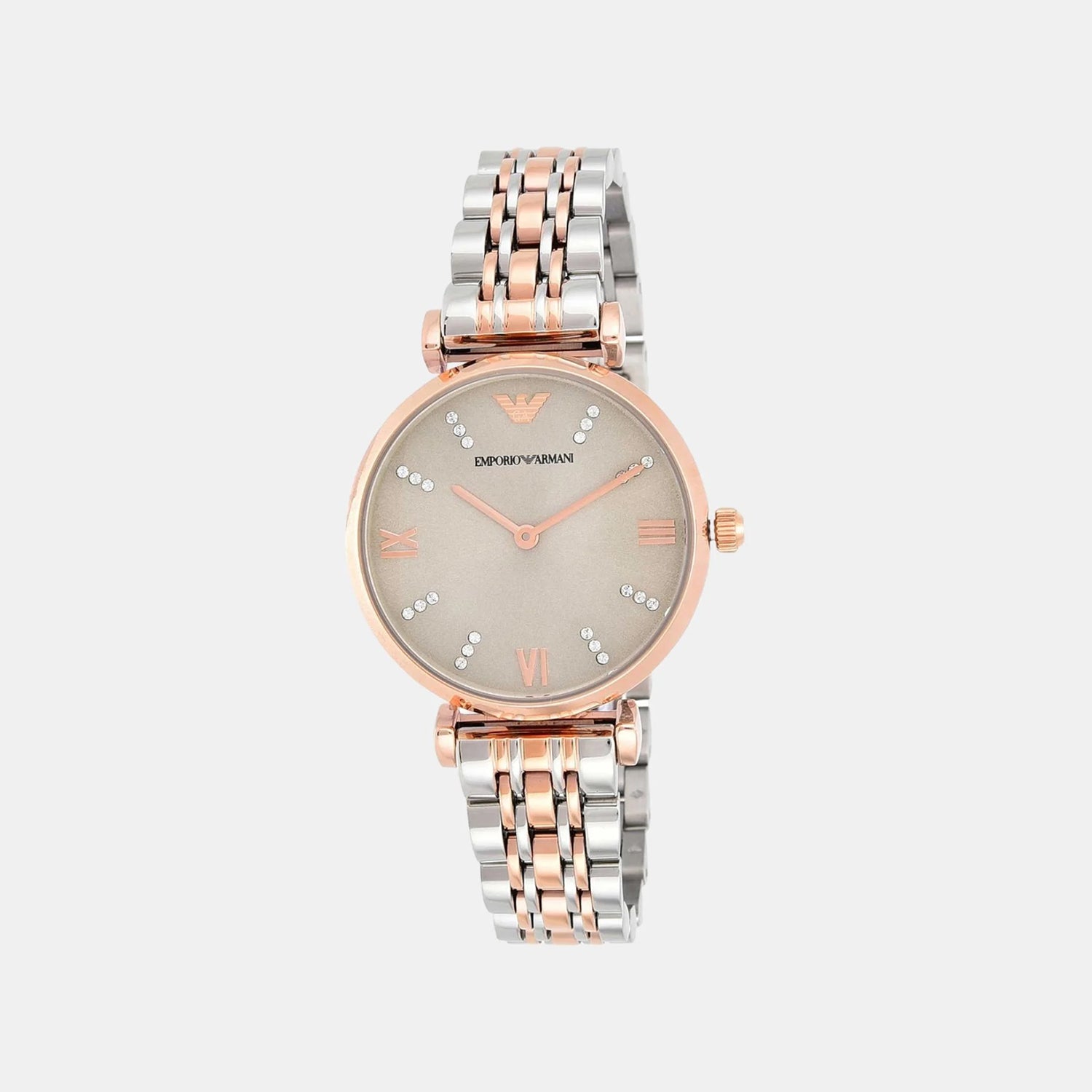 Gianni T-Bar Women Quartz Grey Dial Analog Stainless Steel Watch AR1840