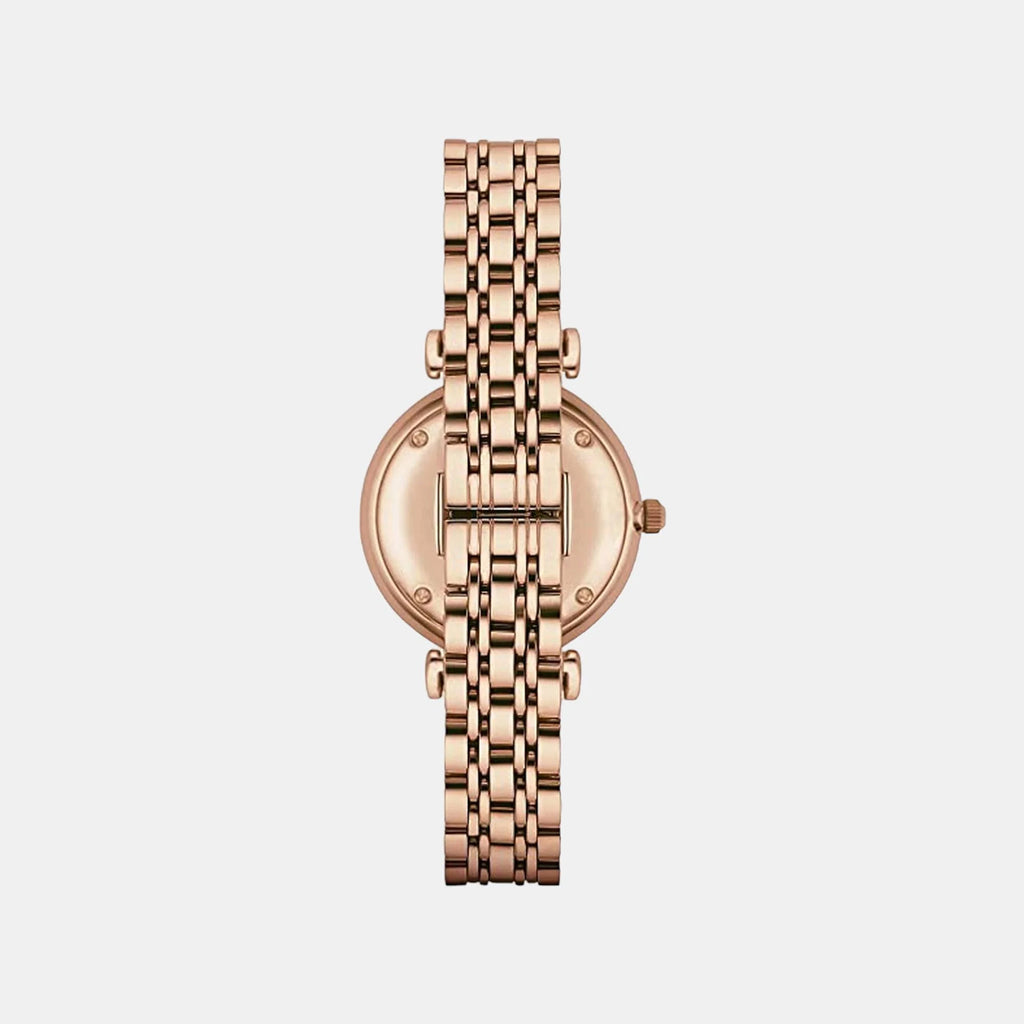 Gianni T-Bar Women Quartz Mother Of Pearl Dial Analog Stainless Steel Watch AR1909
