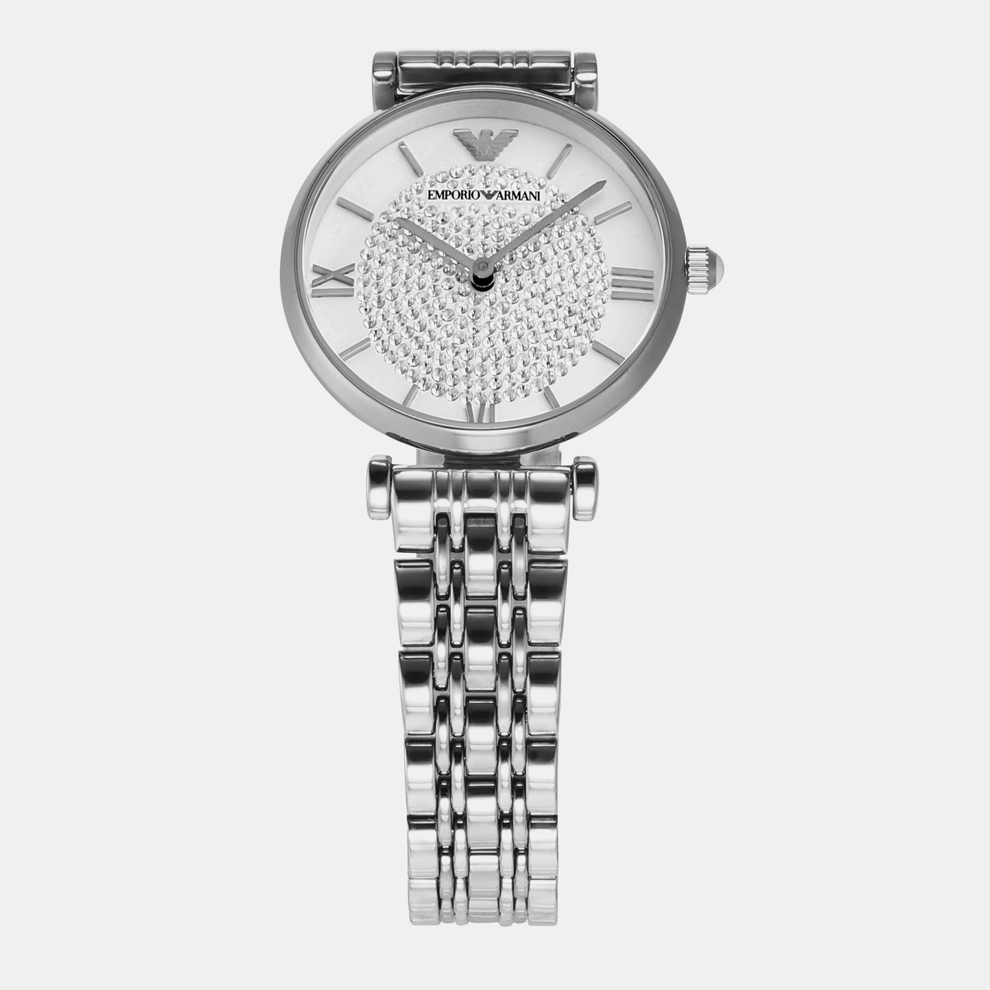 Women Silver Analog Stainless Steel Watch AR1925