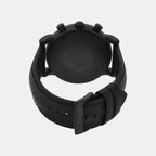Luigi Men Quartz Black Dial Chronograph Leather Watch AR1970