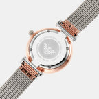 Gianni T-Bar Women Quartz White Mother Of Pearl Dial Analog Stainless Steel Watch AR2067