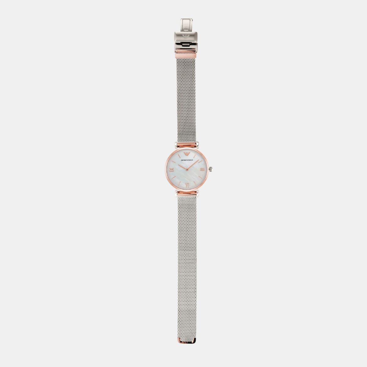 Gianni T-Bar Women Quartz Mother Of Pearl Dial Analog Stainless Steel Watch AR2067
