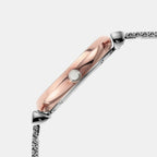 Gianni T-Bar Women Quartz White Mother Of Pearl Dial Analog Stainless Steel Watch AR2067