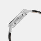 Renato Men Quartz Black Dial Chronograph Leather Watch AR2447