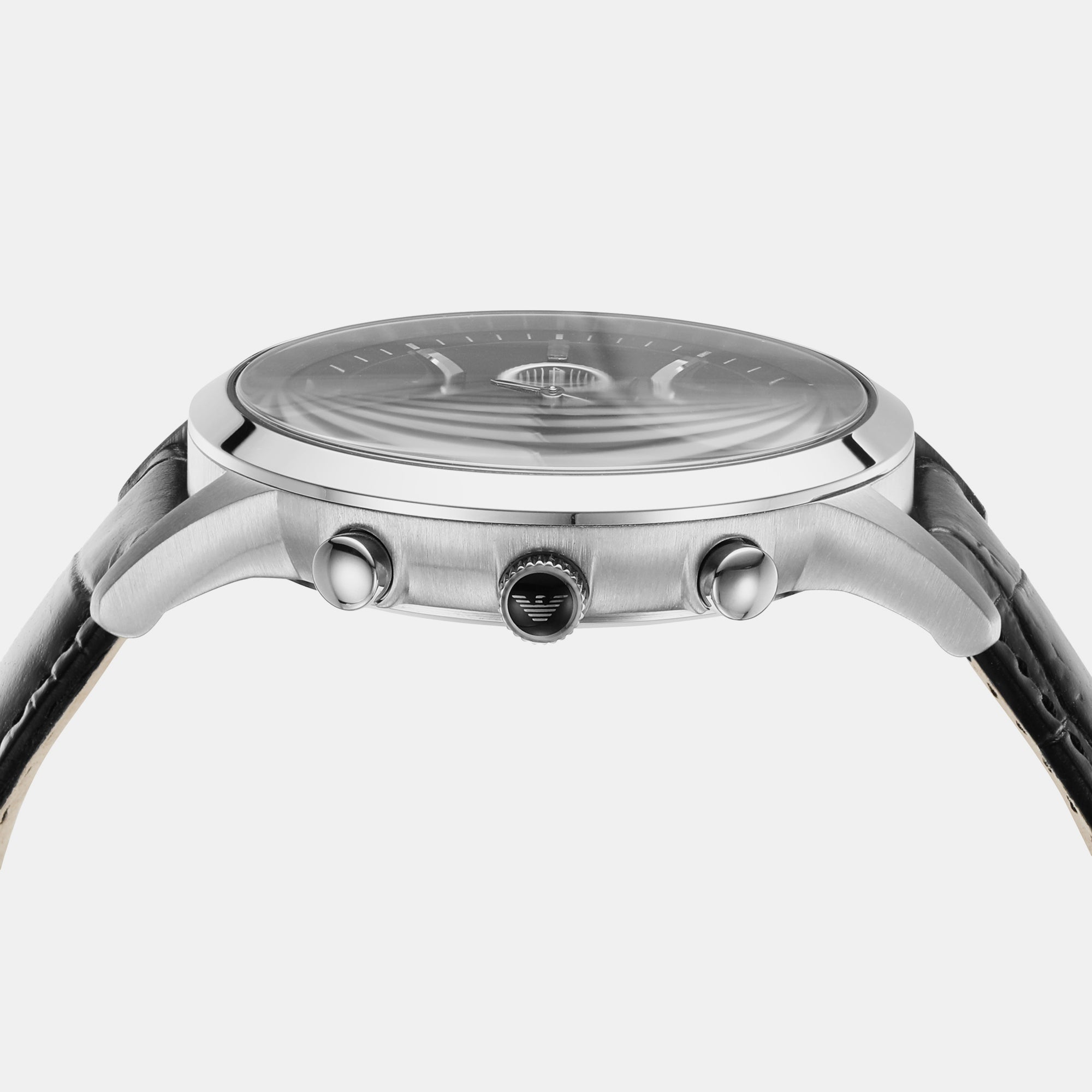 Emporio Armani Leather Black watch