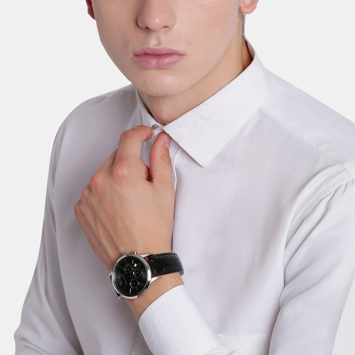 Emporio Armani 43 mm Round Quartz watch
