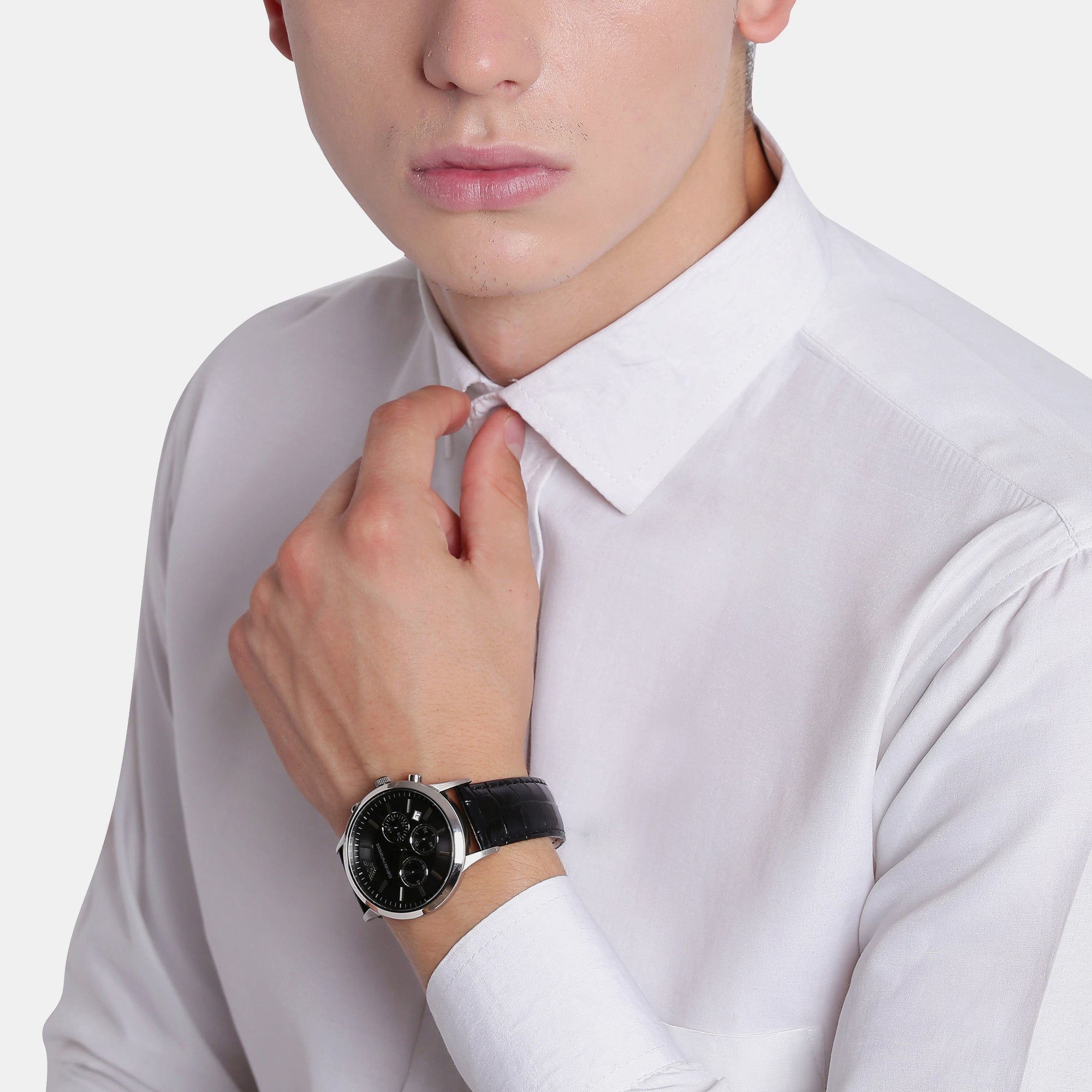 Emporio Armani 43 mm Round Quartz watch