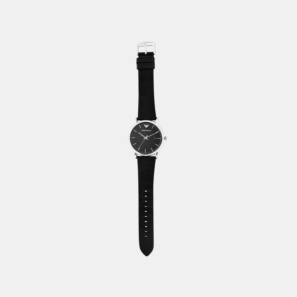 Luigi Men Quartz Black Dial Analog Leather Watch AR2500