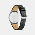 Suratto Men Quartz Silver Dial Analog Leather Watch AR3120-16A