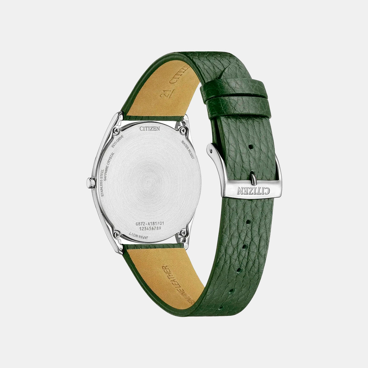 Suratto Men Quartz Green Dial Analog Leather Watch AR3120-32X