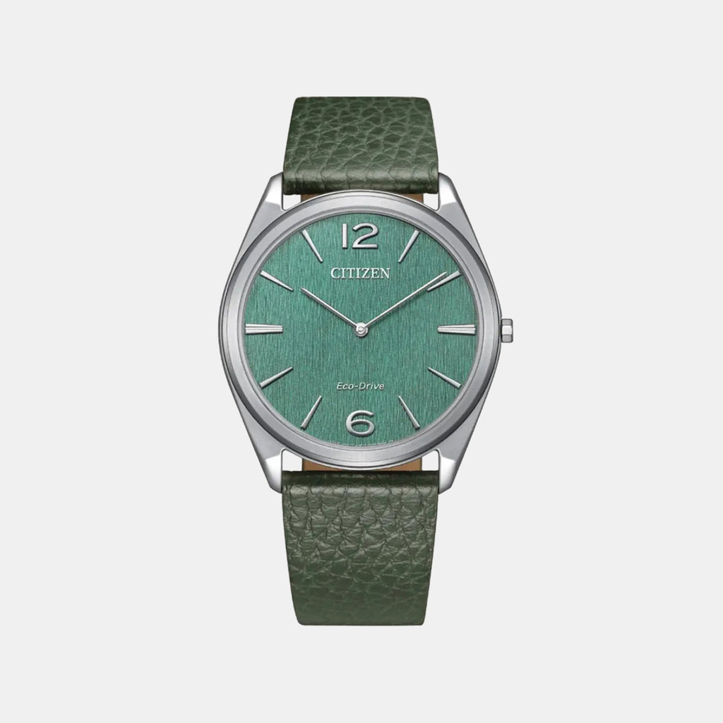 Suratto Men Quartz Green Dial Analog Leather Watch AR3120-32X