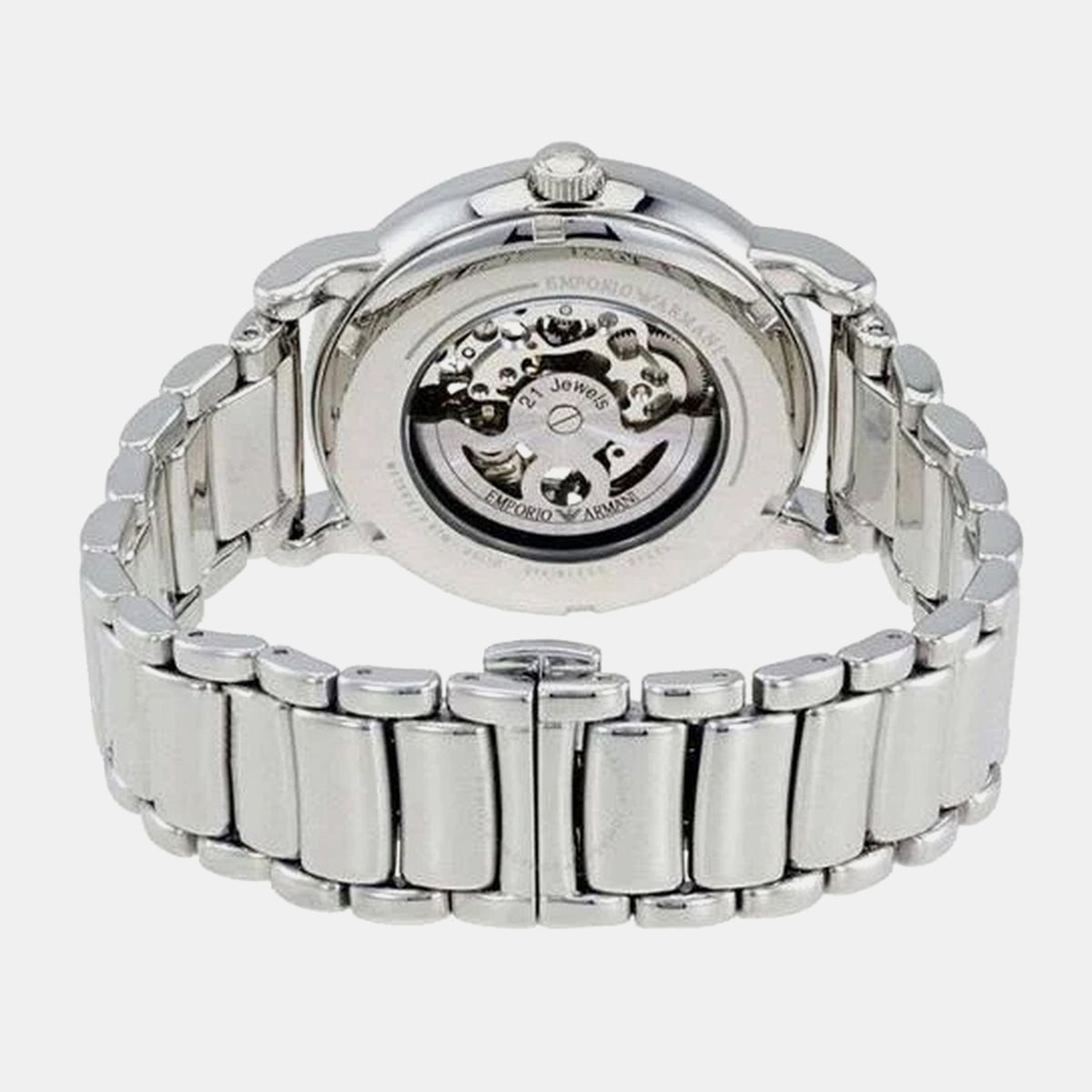Luigi Men Automatic Silver Dial Analog Stainless Steel Watch AR60006