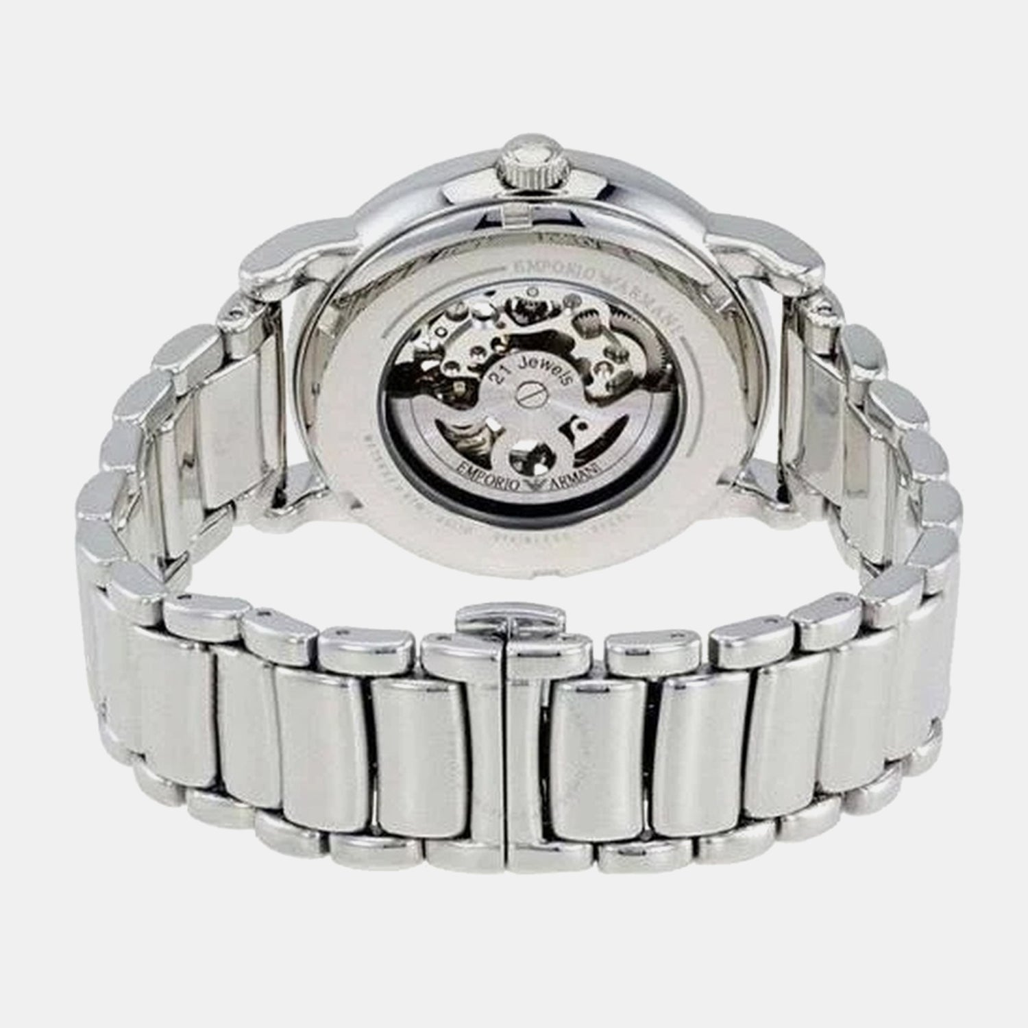 Luigi Men Automatic Silver Dial Analog Stainless Steel Watch AR60006