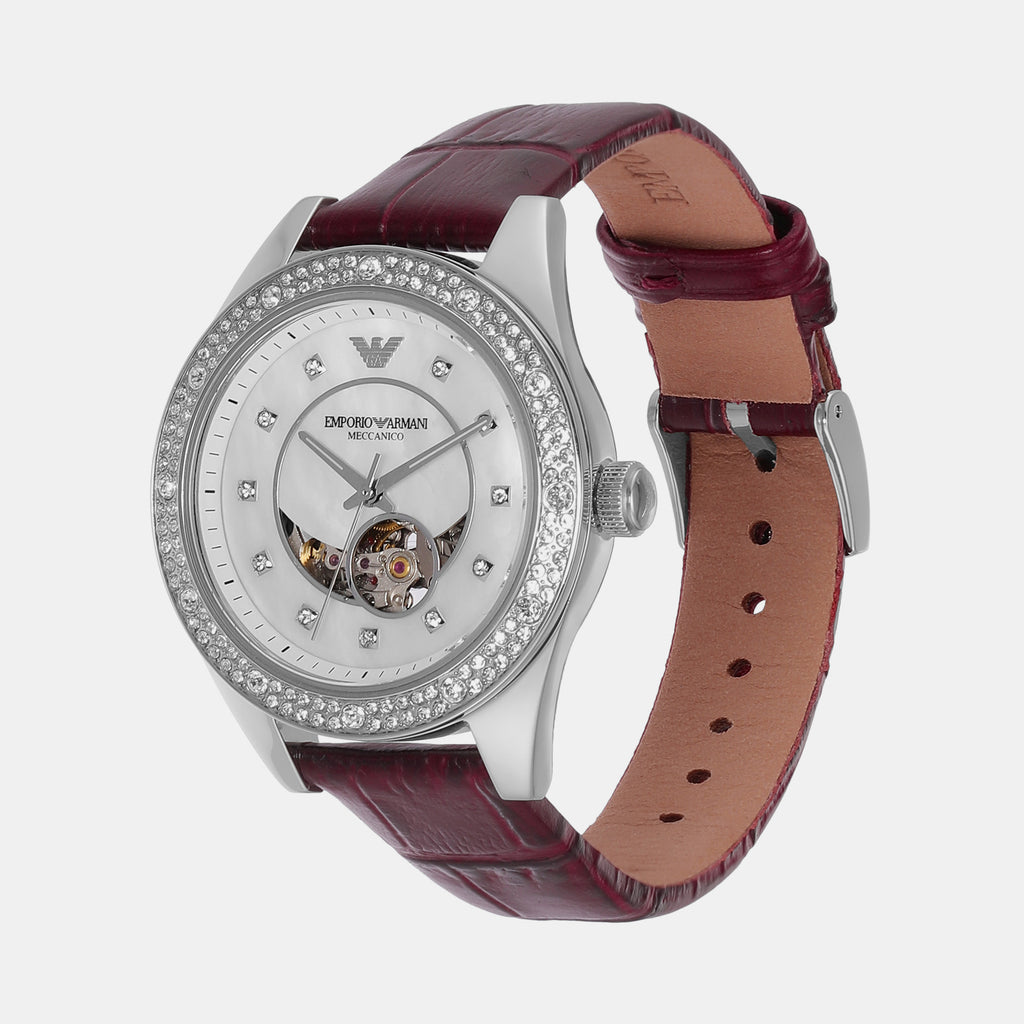 Emporio Armani Women Round Silver watch