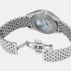Antonio Men Automatic White Dial Analog Stainless Steel Watch AR60076