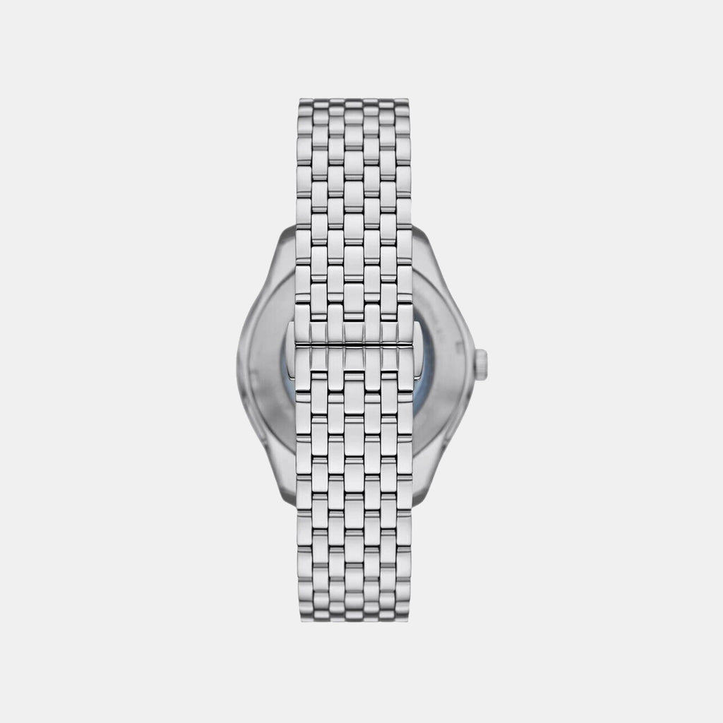 Antonio Men Automatic White Dial Analog Stainless Steel Watch AR60076