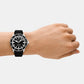 Men Automatic Black Dial Analog Silicone Watch AR60078