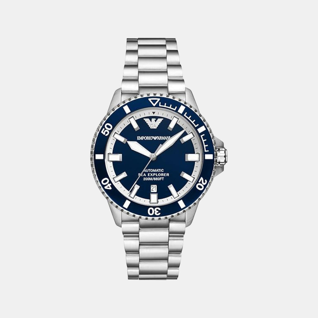 Sea Explorer Men Automatic Blue Dial Analog Stainless Steel Watch AR60079