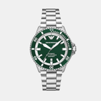 Sea Explorer Men Automatic Green Dial Analog Stainless Steel Watch AR60080