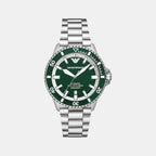 Sea Explorer Men Automatic Green Dial Analog Stainless Steel Watch AR60080