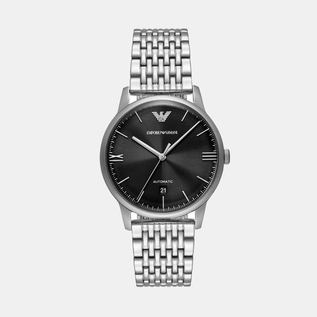 Gianni T-B Men Automatic Black Dial Analog Stainless Steel Watch AR60081