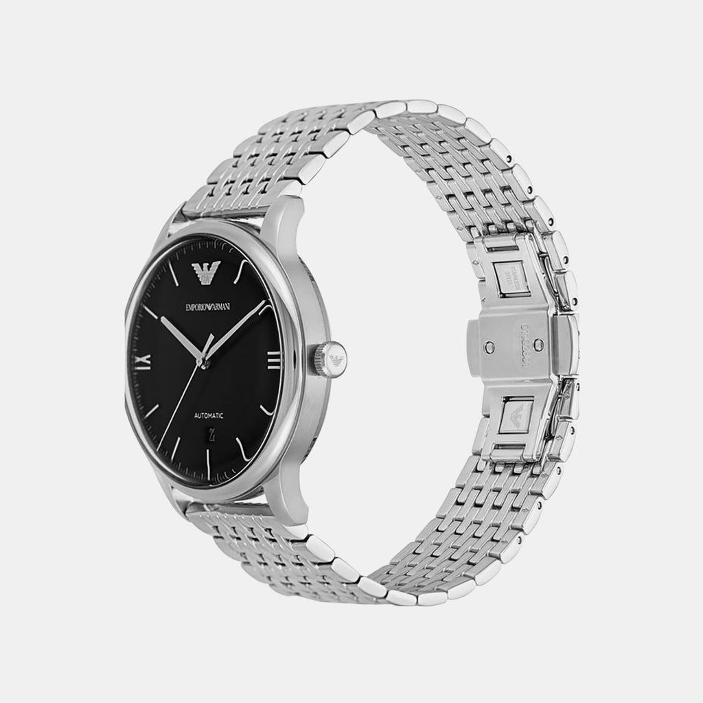 Gianni T-B Men Automatic Black Dial Analog Stainless Steel Watch AR60081
