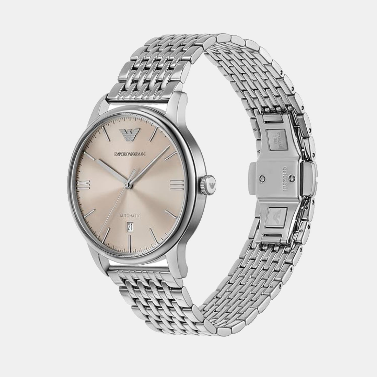 Raga Viva Men Automatic White Dial Analog Stainless Steel Watch AR60082