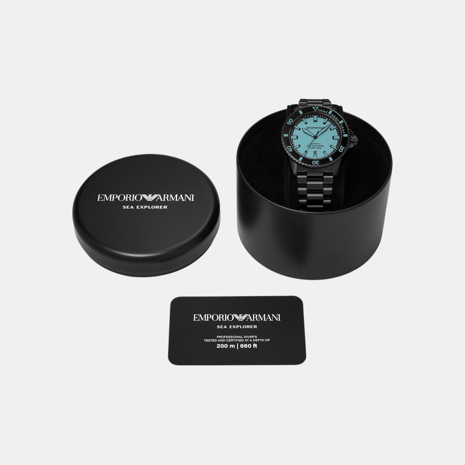 Sea Explorer Men Mechanical Blue Dial Analog Stainless Steel Watch AR60084