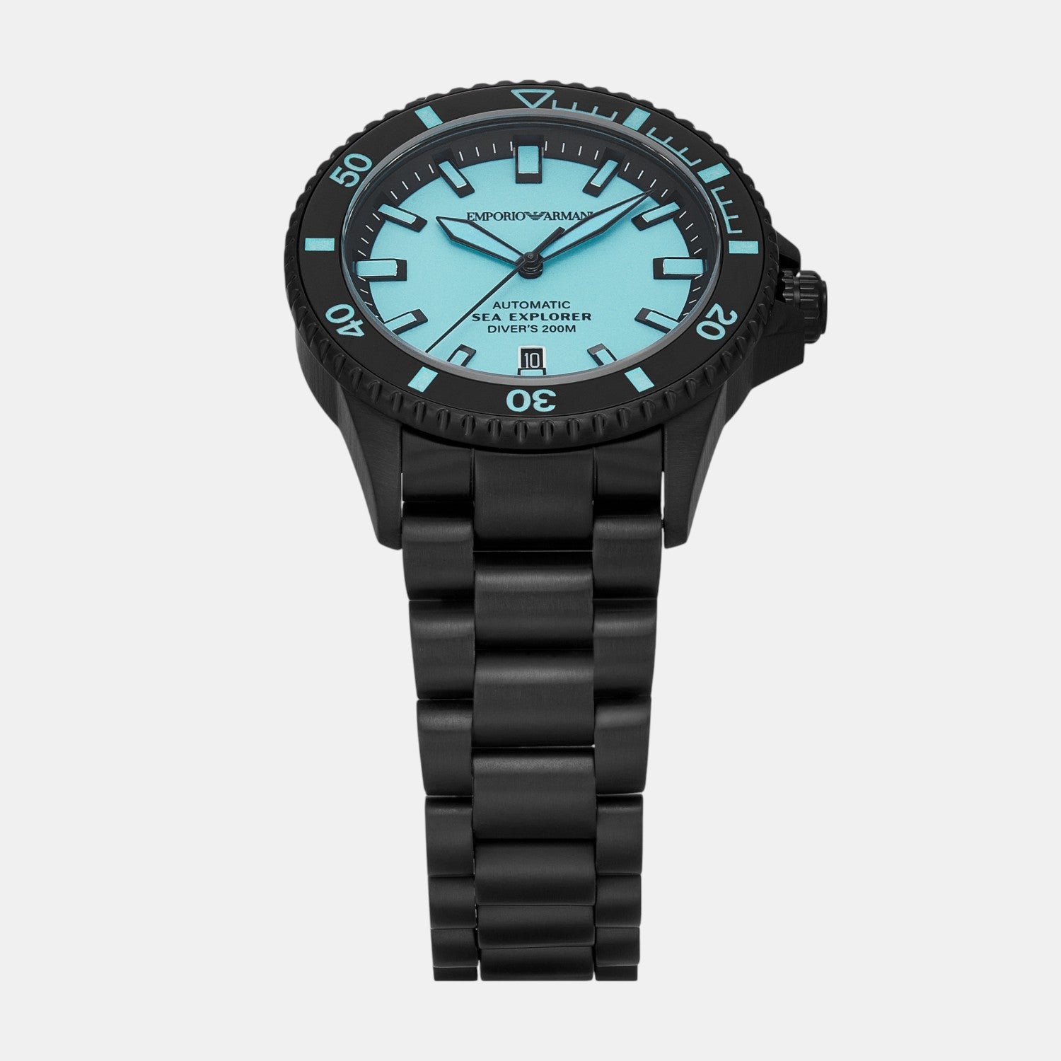 Sea Explorer Men Mechanical Blue Dial Analog Stainless Steel Watch AR60084