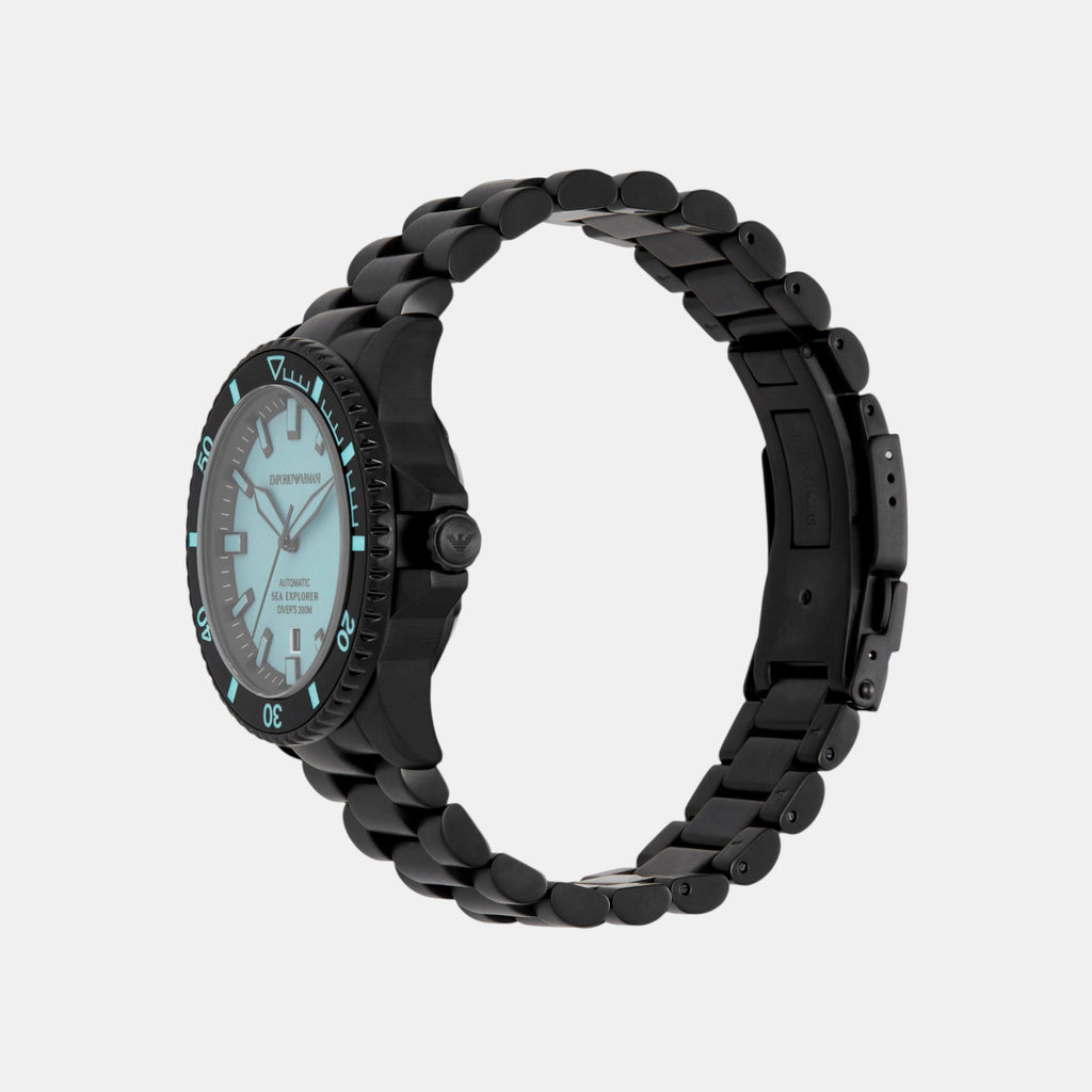 Sea Explorer Men Mechanical Blue Dial Analog Stainless Steel Watch AR60084