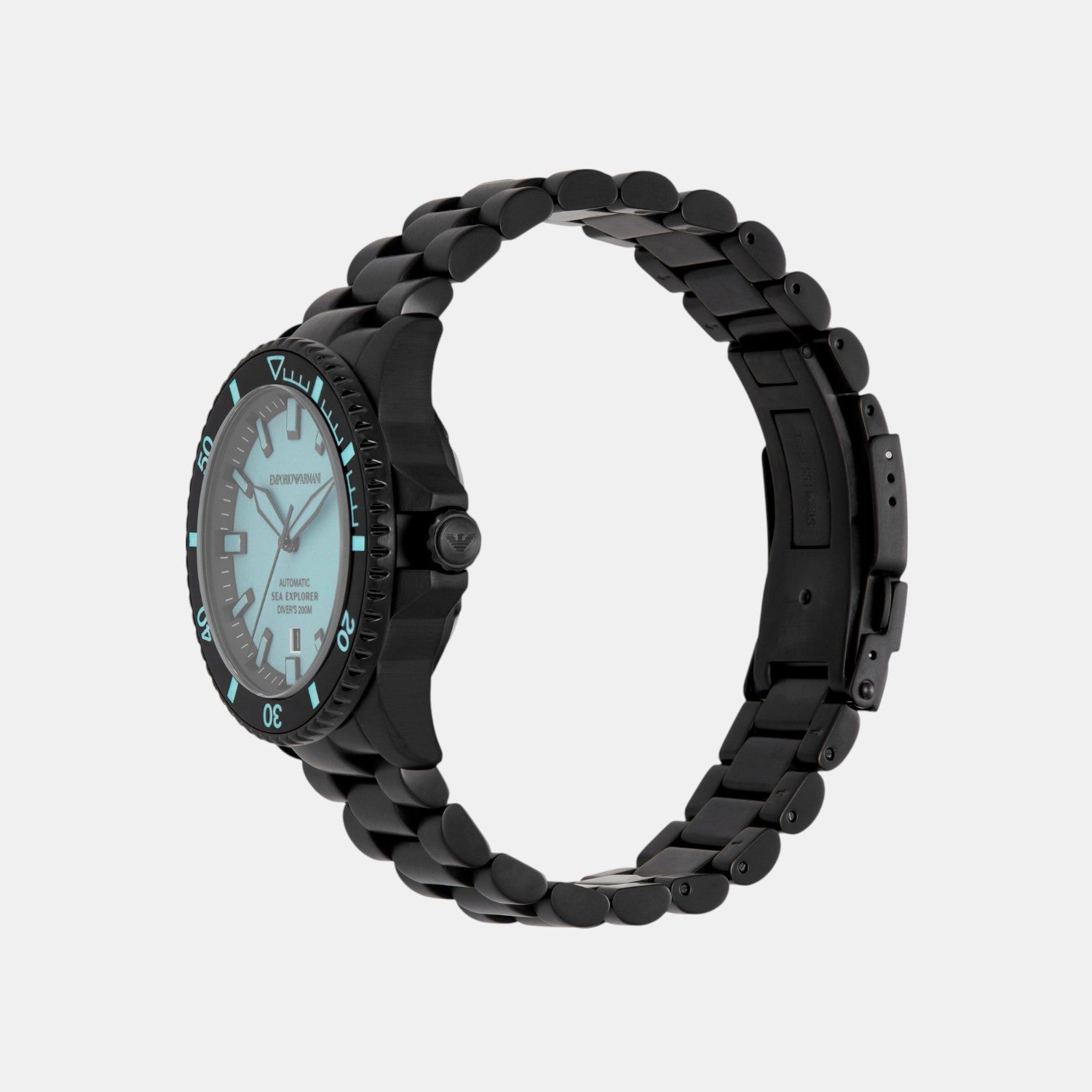 Sea Explorer Men Mechanical Blue Dial Analog Stainless Steel Watch AR60084