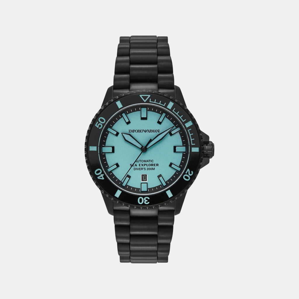 Sea Explorer Men Mechanical Blue Dial Analog Stainless Steel Watch AR60084