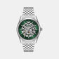 Men Automatic Green Dial Analog Stainless Steel Watch AR60091