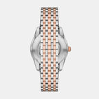 Men Automatic Silver Dial Analog Stainless Steel Watch AR60092