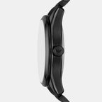 Men Automatic Black Dial Analog Stainless Steel Watch AR60093