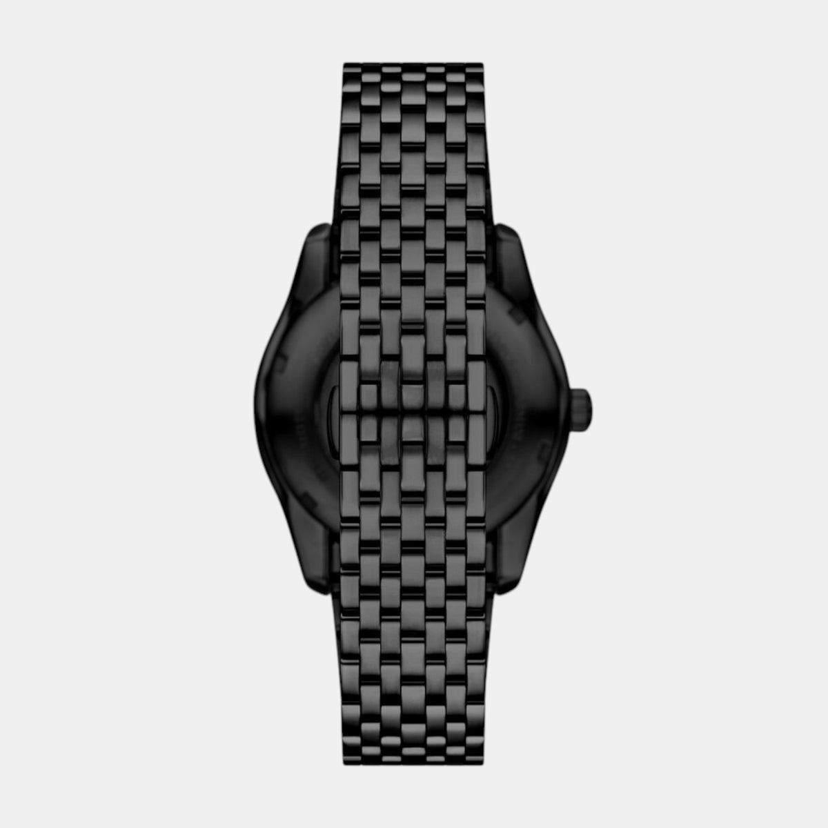Men Automatic Black Dial Analog Stainless Steel Watch AR60093